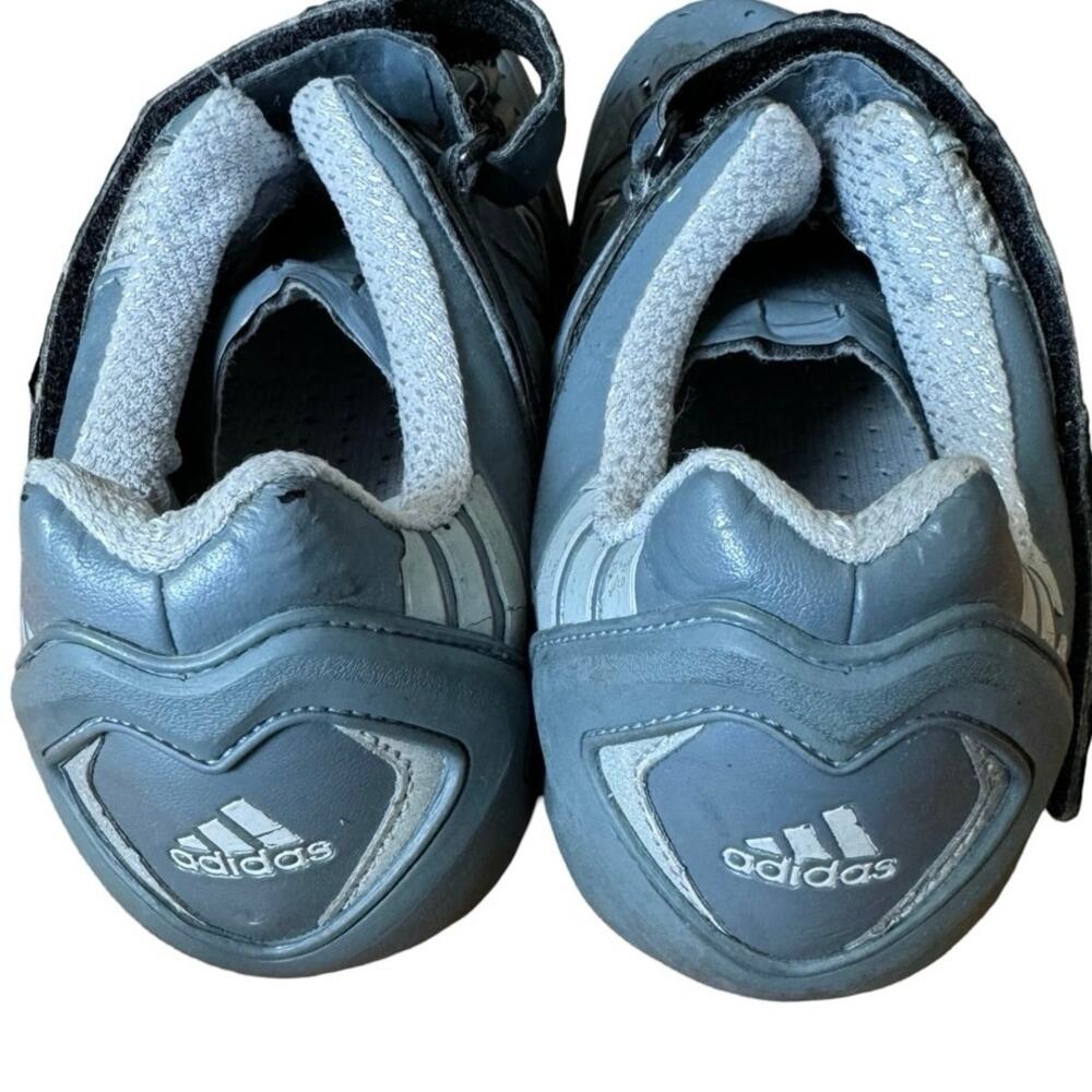 ADIDAS Cycling Shoes gray straps racing USA 10 EUR0 42 2/3 UK 8 1/2 athletic - Picture 8 of 8